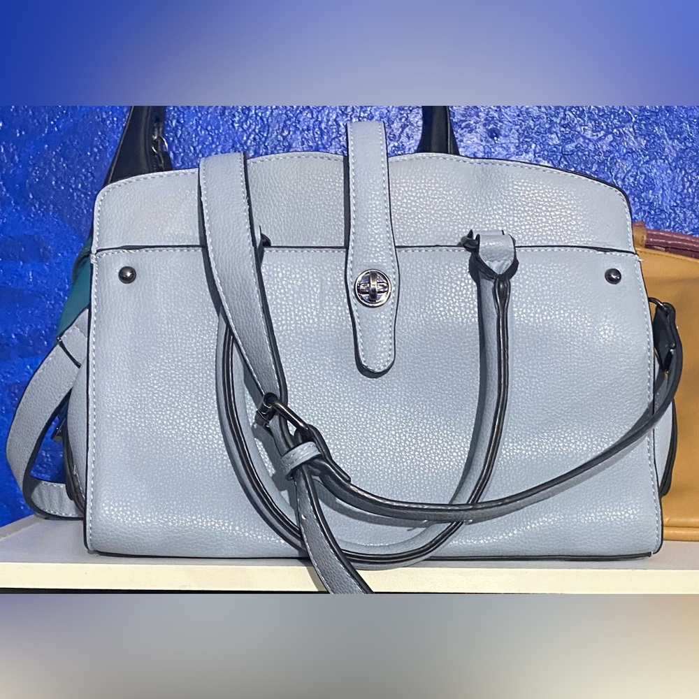 Charming Charlie bag- powder blue
